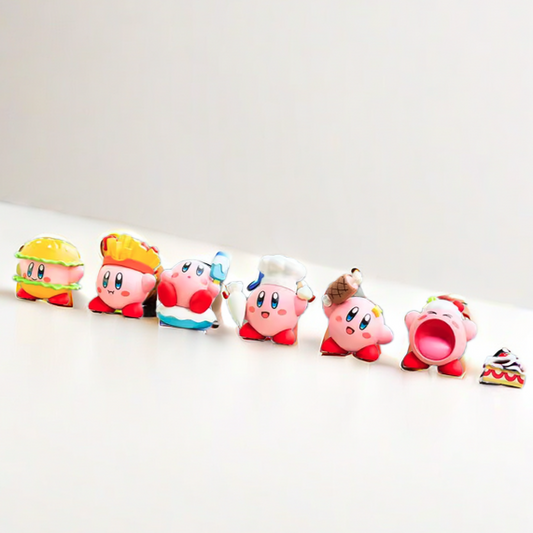 Kirby Figures Display for Car and Desk Set of 7