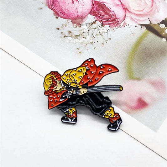 Demon Slayer Zenitsu Agatsuma Pin Thunder Breathing Form Pin