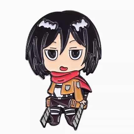 Attack on Titan Pin Mikasa Ackerman Pin Anime Pin