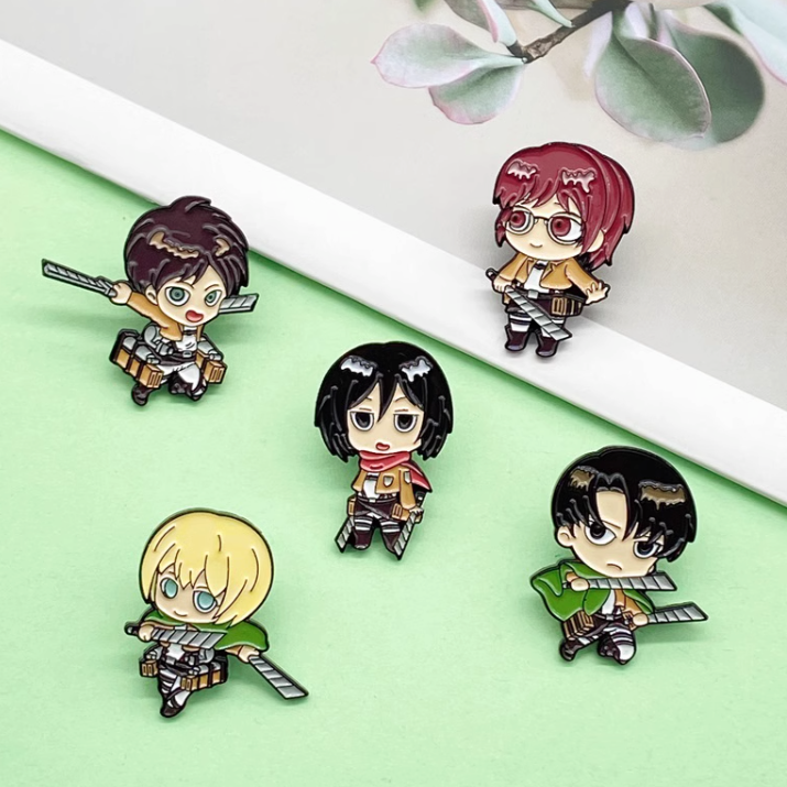 Attack on Titan Pin Mikasa Ackerman Pin Anime Pin