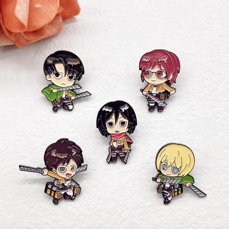 Attack on Titan Pin Mikasa Ackerman Pin Anime Pin