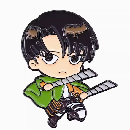 Attack on Titan Pin Levi Ackerman Pin Anime Pin