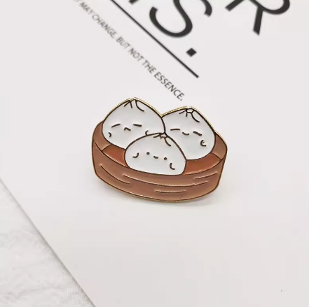 Cute Xiaolongbao Pin Steaming Bun Pin