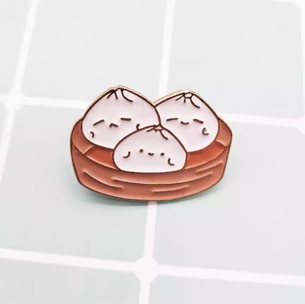 Cute Xiaolongbao Pin Steaming Bun Pin