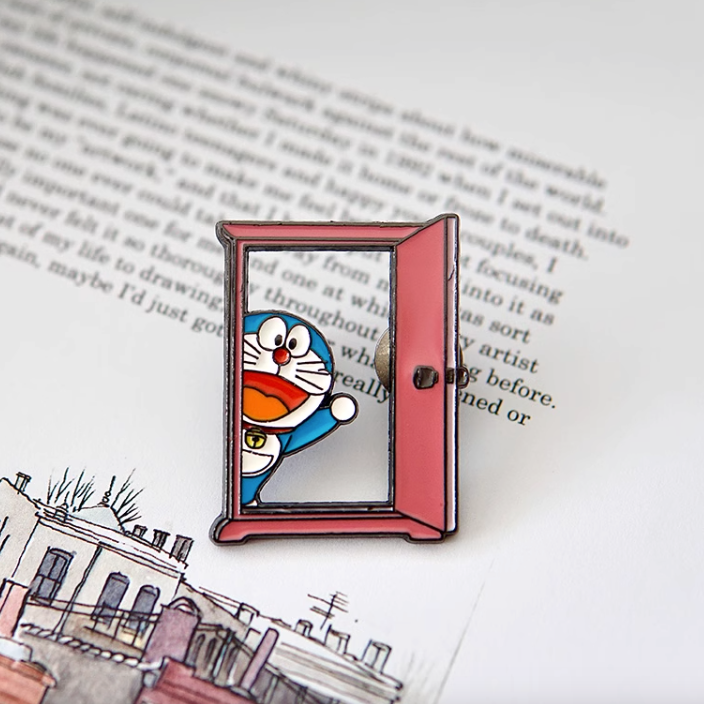 Doraemon Pin Anywhere Door Pin Anime Pin