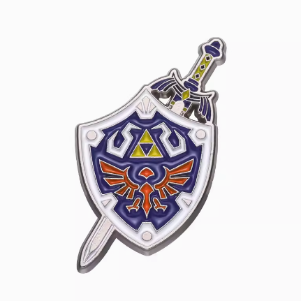 Zelda Sword and Shield Pin