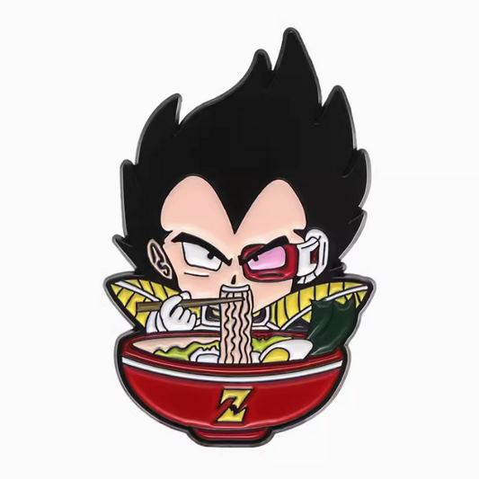 Dragon Ball Pin Vegeta Eating Ramen Pin