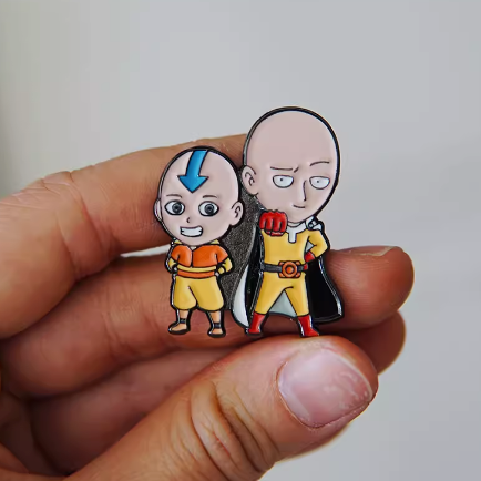 Special Edition I Became Bald and Strong One Punch Man Pin