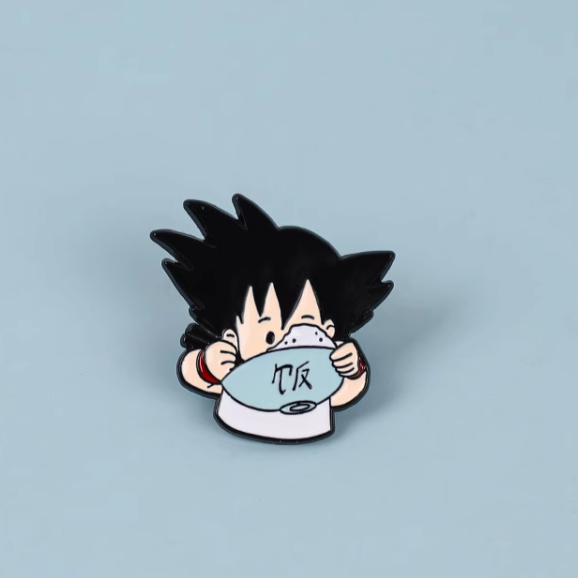 Dragon Ball Pin Goku Eating Pin