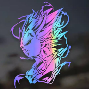 Dragon Ball Goku Vegeta Sticker Waterproof Car Sticker Laptop Sticker