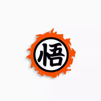 Dragon Ball Goku Kanji Sticker Waterproof Car Sticker Laptop Sticker