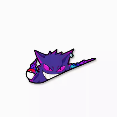 Pokémon Gengar  Waterproof Car Sticker Laptop Sticker