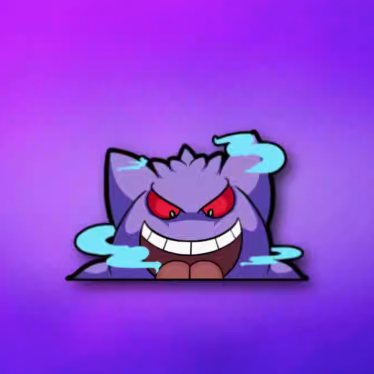 Pokémon Gengar Waterproof Car Sticker Laptop Sticker