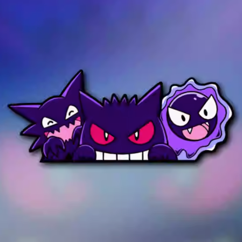 Pokémon Gengar Waterproof Car Sticker Laptop Sticker