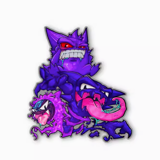 Pokémon Gengar Waterproof Car Sticker Laptop Sticker