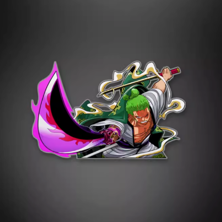 One Piece Roronoa Zoro Waterproof Car Sticker Laptop Sticker