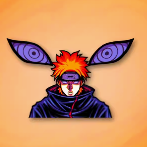 Naruto Pain Car Sticker Laptop Sticker