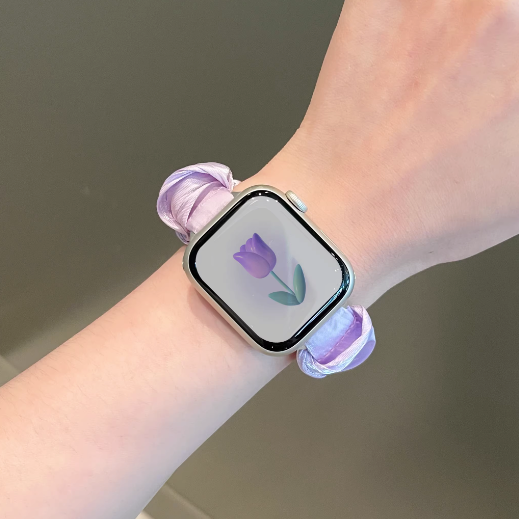 Japanese Style Purple Elastic Nylon Bands for Apple Watch