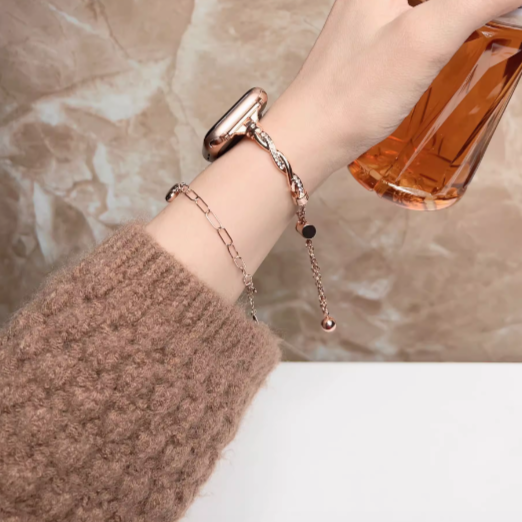 Korean Style Rose Gold Color Bracelet Bands for Apple Watch