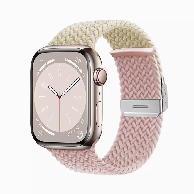 Pink Elastic Nylon Bands for Apple Watch