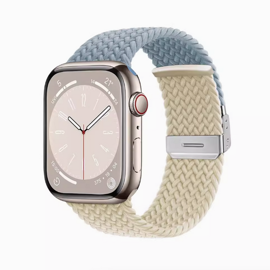 Blue Elastic Nylon Bands for Apple Watch